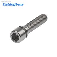 Catdogbear Titanium Bolt M7 x 32mm Hexagon Square Head With Washer Screws for Motor Bike Ti Bolts