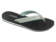 Dép quai kẹp nữ Bita s SW.259 Đen + Đỏ + Xanh mint