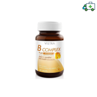 Vistra B-Complex Plus Minerals 30 Tablets วิสทร้า บีคอมเพล็กซ์ วิตามินบีรวม  [Pharmalife]