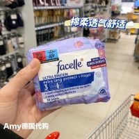 Spot German facelle sanitary napkin 3 drops of water ultra-thin soft non-fluorescent agent fragrance-free night use aunt towel 10 pieces