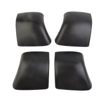 4Pcs Car Black Roof Rack Cover Cap Rail End Shell Replacement Fit For Tesla Model Y 2021-2022 Roof Rack Rail End Covers