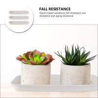 HAOYUNLA ถาดพลาสติกพลาสติก 3PCS ถาดสวนที่มีประโยชน์สวน Flowerpot Base ถาดอเนกประสงค์