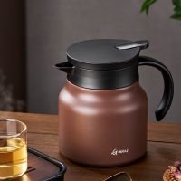 Heat-Preserving Stewing Teapot 304 Stainless Steel /Ceramic liner Brew Tea Pot Portable Thermos Pot Braised Soaked Tea Pot