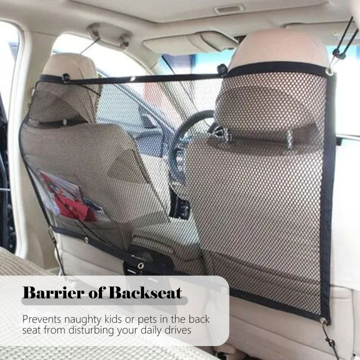 dog-car-barrier-suv-pet-barrier-ดูผ่านสุทธิ-pet-barrier-ความปลอดภัยรถ-barrier-pet-แยกรั้วสุทธิสำหรับรถบรรทุกรถ-divider-สำหรับขับรถอย่างปลอดภัยกับเด็กและสัตว์เลี้ยง