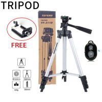 *รุ่นใหม่!! ปรับได้หลายระดับ* Tripod กล้อง ขาตั้งกล้อง รุ่นTF3110 แถมฟรี ที่หนีบโทรศัพท์ ขาตั้งโทรศัพท์ ขาตั้งกล้องแบบ3ข้อ