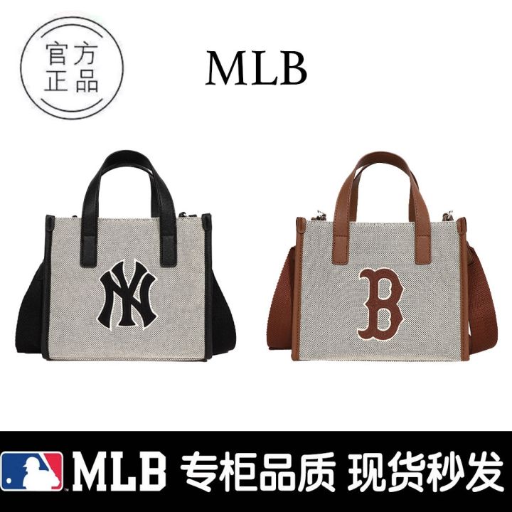 mlb-official-ny-new-korean-trendy-brand-ny-tote-bag-fashion-foreign-style-messenger-portable-casual-shoulder-all-match-commuter-bag