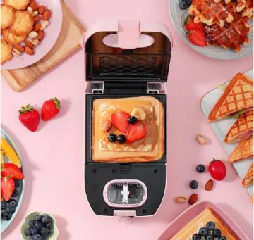 Automatic Cake Machine Mini Cake Maker Double-sided Electric Cake Pan  Sandwich Waffle Bread Breakfast Machine Baker Baking Tools