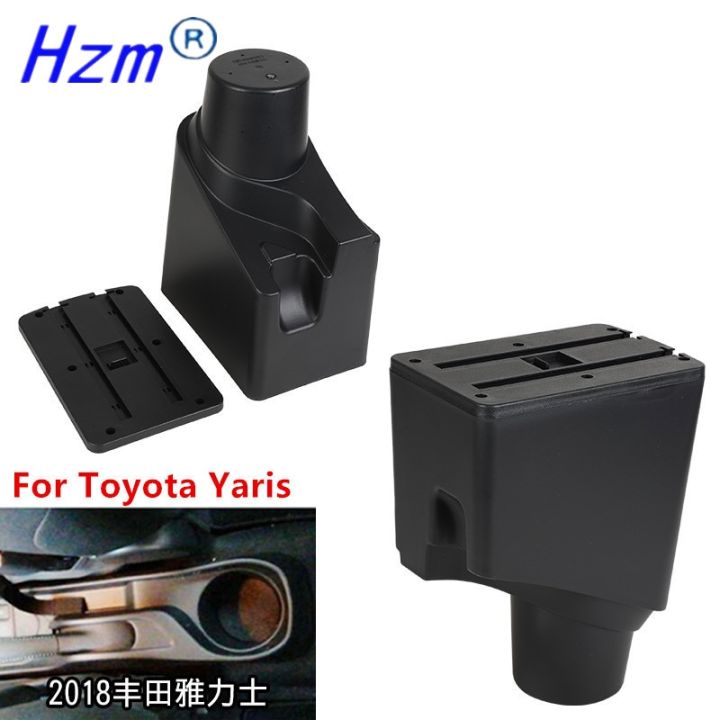 รถยนต์-toyota-yaris-ที่วางแขนรถยนต์-toyota-yaris-รถไฮบริดที่วางแขน2020-2019-2015-2022ส่วนการดัด-usb-กล่องเก็บของในบ้าน