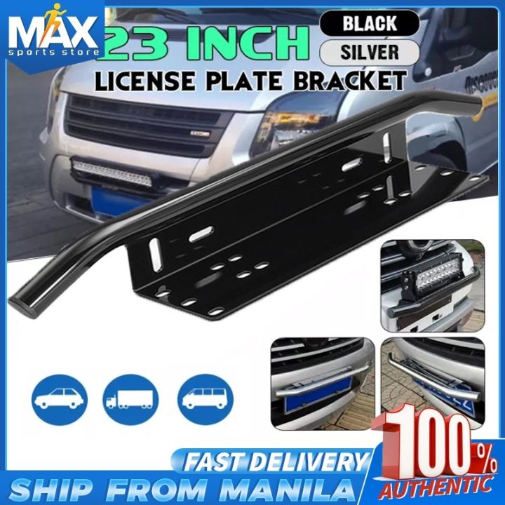 Car number plate holder frame metal universal bullbar license Bar Mount ...