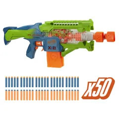  Nerf Elite 2.0 Echo CS-10 Blaster – 24 Official Nerf Darts,  10-Dart Clip, Removable Stock and Barrel Extension, 4 Tactical Rails,  Multicolor, 6.67 x 68.58 x 31.75 cm : Video Games