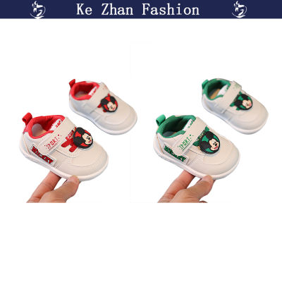 Sepatu Sneakers Balita Ke Zhan สำหรับเด็กหญิงเด็กชายการ์ตูน Casua รองเท้าเด็กวัยหัดเดินสำหรับเด็ก12-36เดือน