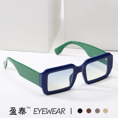 [COD] 2022 cross-border new personality square frame mens and womens sunglasses European hot-selling all-match sunshade