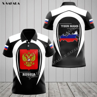 Russian Saint George Warrior Flag 3D Printed Polo Shirt Mens Neck Short Sleeve Street Clothing Casual Top New Summer Fashion Clothing {in store}