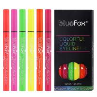 Eyeliner Color Pen 6-Color Waterproof Glow Eye Liner Long Lasting Face Paint Festival Accessories for Glow Parties Glow in The Dark Supplies for Halloween Performances enhanced