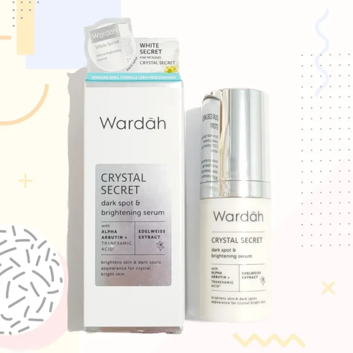 wardah crystal secret dark spot and brightening serum