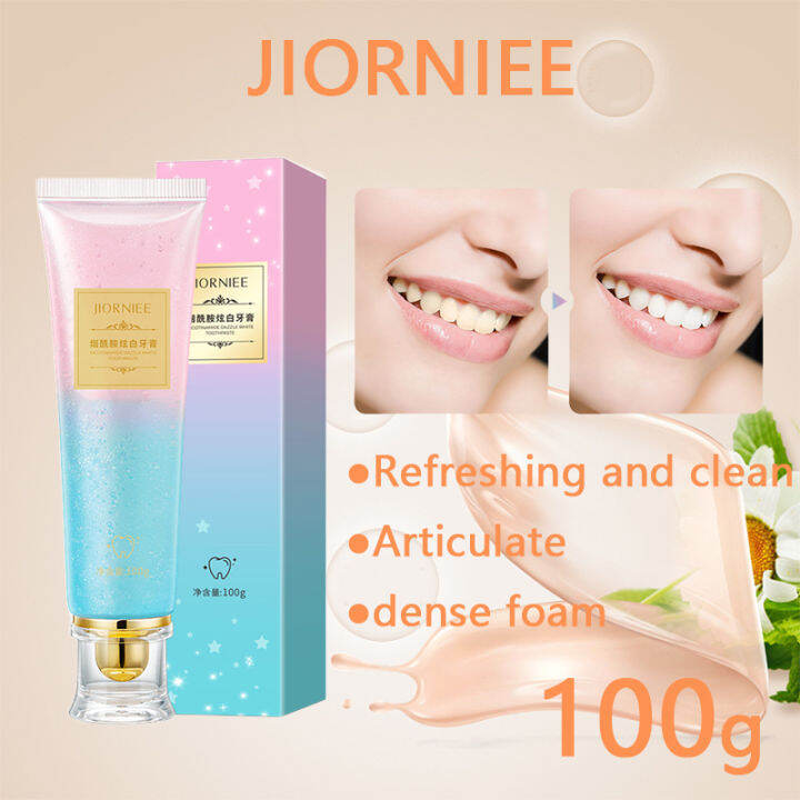 JIORNOEE Nicotinamide Toothpaste Bodyaid Toothpaste Teeth Whitening ...