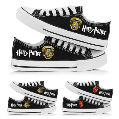 CODข้ามแดนแฮร์รี่พอตเตอร์ Harry Potter รองเท้าผ้าใบคู่รองเท้าผู้ชายเวอร์ชั่นเกาหลีระบายอากาศรองเท้าผ้านักเรียน