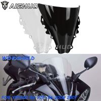 เถื่อน✔□ สำหรับยามาฮ่า YZF600สปอยเลอร์กระจกหน้า R6 YZF-R6 YZF 600 YZF-600 2006 2007กระจกรถจักรยานยนต์แอร์ที่เบนทางลม