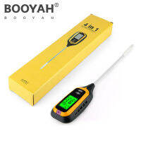 Booyah Square 4 In 1เครื่องวัดดินการเกษตร Orchard Potting ดินอุณหภูมิความชื้น PH Probe Tester