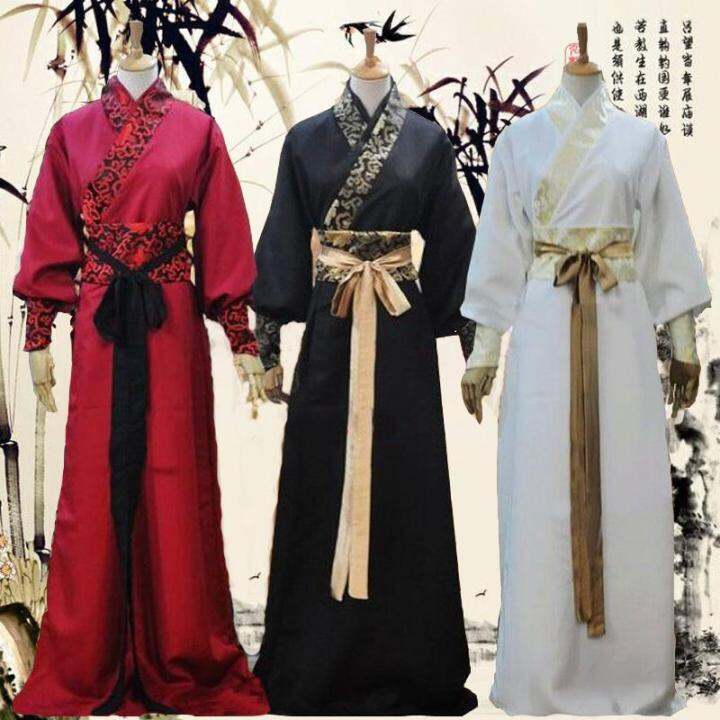 simts-hanfu-นักสู้ชายชุดโบราณ-hanfu-หล่อสง่างามสไตล์จีนฟิล์มโบราณและชุดละครโทรทัศน์