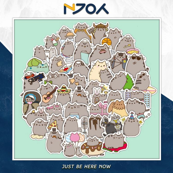 SET 100 STICKER MÈO PUSHEEN CAT ICON MESSENGER FACEBOOK CHỐNG NƯỚC ...