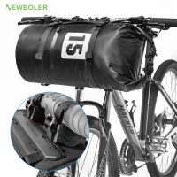 ○♝ NEWBOLER Bike Front Tube Bag 10L/20L Waterproof Bicycle Handlebar Basket Pack Cycling Front Frame Pannier Bicycle Accessories