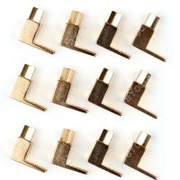 Areyourshop High Quality 12 Pcs Brass Speaker Fork Terminal Spade For 4mm Banana Plug Adapter