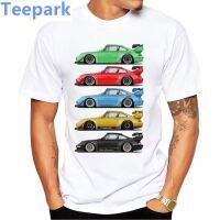 New Vintage Hip Hop Old Classic 993 Car Print T-Shirt Fashion Men Short Sleeve Funny Casual Tops  Hot Sale Mens Spot T-Shirts