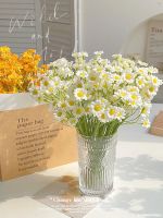 ☜♧ Small daisy artificial flowers simulation green plants living room decoration dried flower bouquet floral light luxury high-end