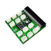 【Thriving】 legoalbest mall XT-XINTE PCI-E 12V 64Pin ถึง12 X 6Pin แหล่งจ่ายไฟเซิร์ฟเวอร์อะแดปเตอร์ Breakout Board สำหรับ1200W 750W PSU Server GPU