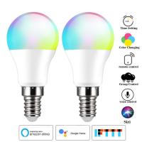 1234pcs WiFi Smart Light Bulb E14 LED RGB Lamp LED Smart Light Bulb Neon Changing Lamp Siri Voice Control Alexa Home