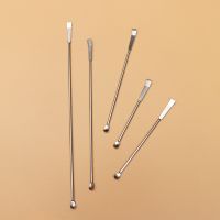 Spoon Spoonsmicro Laboratory Sampling Spatula Scoop Medicine Reagent Stainless Steel Mixing Mini Chemistry Fillerpowder Tool