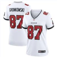 ชุดเดรสสำหรับผู้หญิงเสื้อเจอร์ซีย์โจรสลัด Nfl Buccaneers Rongkowski 87 Gronkowski