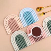 【CC】 Silicone Table Coaster Hot Dishes Pot Holder Placemat Multipurpose Holders for Resistant Pan