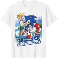 HOT ITEM!!Family Tee Couple Tee Sonic &amp; Friends Adult Men t-Shirts Tops Adult