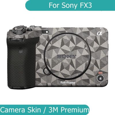 ฟิล์มห่อไวนิลสำหรับ Sony สติ๊กเกอร์ติดบนตัวเครื่อง FX3สติกเกอร์ป้องกันสายภาพยนตร์เสื้อโค้ทกล้องภาพยนต์ ILME ILMEFX3 ILME-FX3