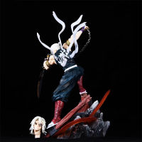 27cm Anime Ghost Slayer Blade Uma Tengen Battle Sound Column Gk Double Headed Carving Figure Collection Model Decoration Gift