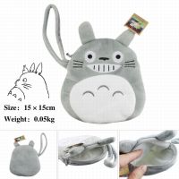 Anime Totoro Cotton Flannel Penny Bag Coin Purse Jewelry Pouch