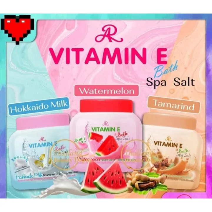 AR VITAMIN E HOKKAIDO MILK BATH SPA SALT THAILAND ORIGINAL Lazada PH