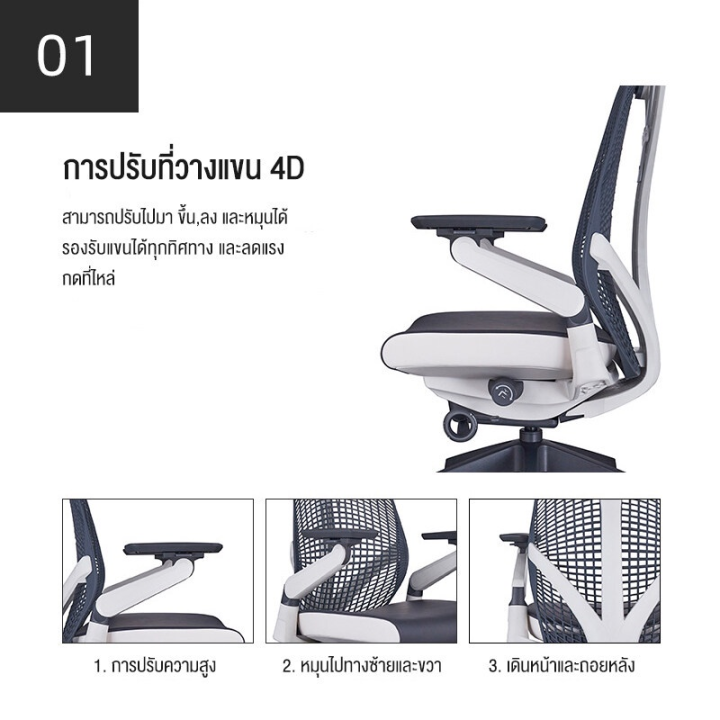 xuti-rise-ergonomic-chair-เก้าอี้ทำงานเพื่อสุขภาพ-ปรับระดับได้ทุกส่วน-มีที่รองรับศรีษะ