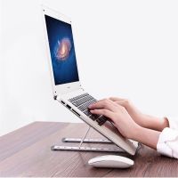 [Kuaile home furnishing]อลูมิเนียมอัลลอยด์ Telescopic Bracket สำหรับ Macbook Air ที่วางแล็ปท็อปโน้ตบุ๊คแล็ปท็อป Stand เหมาะสำหรับแท็บเล็ต iPad PC Notebook