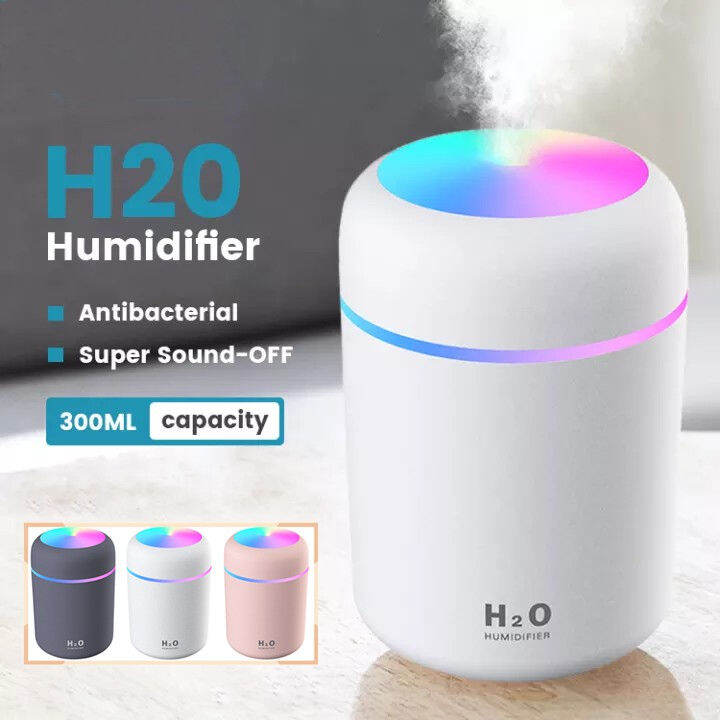 7-color Portable Cup Humidifier RGB Handheld USB Desktop Air filter for ...