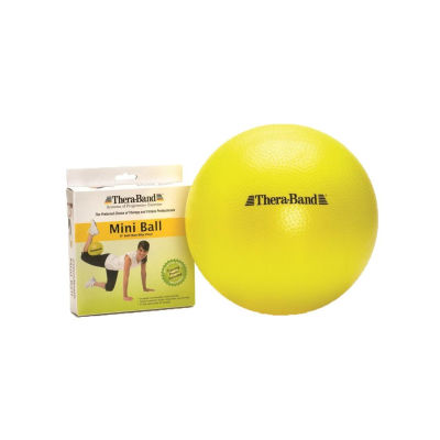 THERABAND Mini Ball, Small Exercise Ball for Yoga, Pilates, Abdominal Workouts, Shoulder Therapy, Core Strengthening, At-Home Gym &amp; Physical Therapy Tool New Version