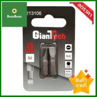 ดอกไขควงปากแบน GIANTTECH รุ่น 213106 ขนาด SL6 x 25 มม. **ขายดีที่สุด**