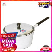 ตราจระเข้ หม้อด้ามอะลูมิเนียม ขนาด 18 ซม.Crocodile Aluminum Saucepan 18 Cm