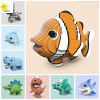 QBHDIA ไดโนเสาร์ไดโนเสาร์ไดโนเสาร์ 3D Paper Puzzle Animal Model Toy กระดาษสำหรับตกแต่ง ยีราฟและยีราฟ ปริศนาสเตอริโอ3D ชุดประกอบด้วยมือ ปริศนาตัวต่อปริศนา ของเล่นตัวต่อกระดาษรูป3D สัตว์ ของเล่นเด็กเล่น