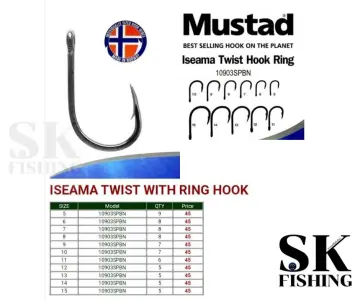 เบ็ดมัสตาด MUSTAD HEAVY LIVE BAIT ULTRAPOINT ก้นห่วง (94140NP-BN