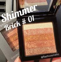 อายแชโดว์ซีเวนน่า  SIVANNA SHIMMER BRICK เบอร์ 01 อายเเชโดว์ และ ไฮไลท์ เนื้อชิมเมอร์ไล่เฉดสี สีน้ำตาลโกล์ด สไตล์บรอนด์เซอร์ ผิวหน้าผิวกายโกล์ว