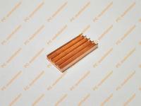 【CW】 Ultra thin Pure Copper Video Memory 19x9x2.0mm MOS Copper Heatsink With Thermally Conductive Adhesive laptop Cooling Copper Cool