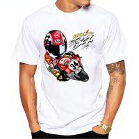 KEVIN SCHWANTZ #34 Classic T-Shirt New Summer Men Short Sleeve GS Adventure Motorcycle Sport Casual Boy White Tees Tops